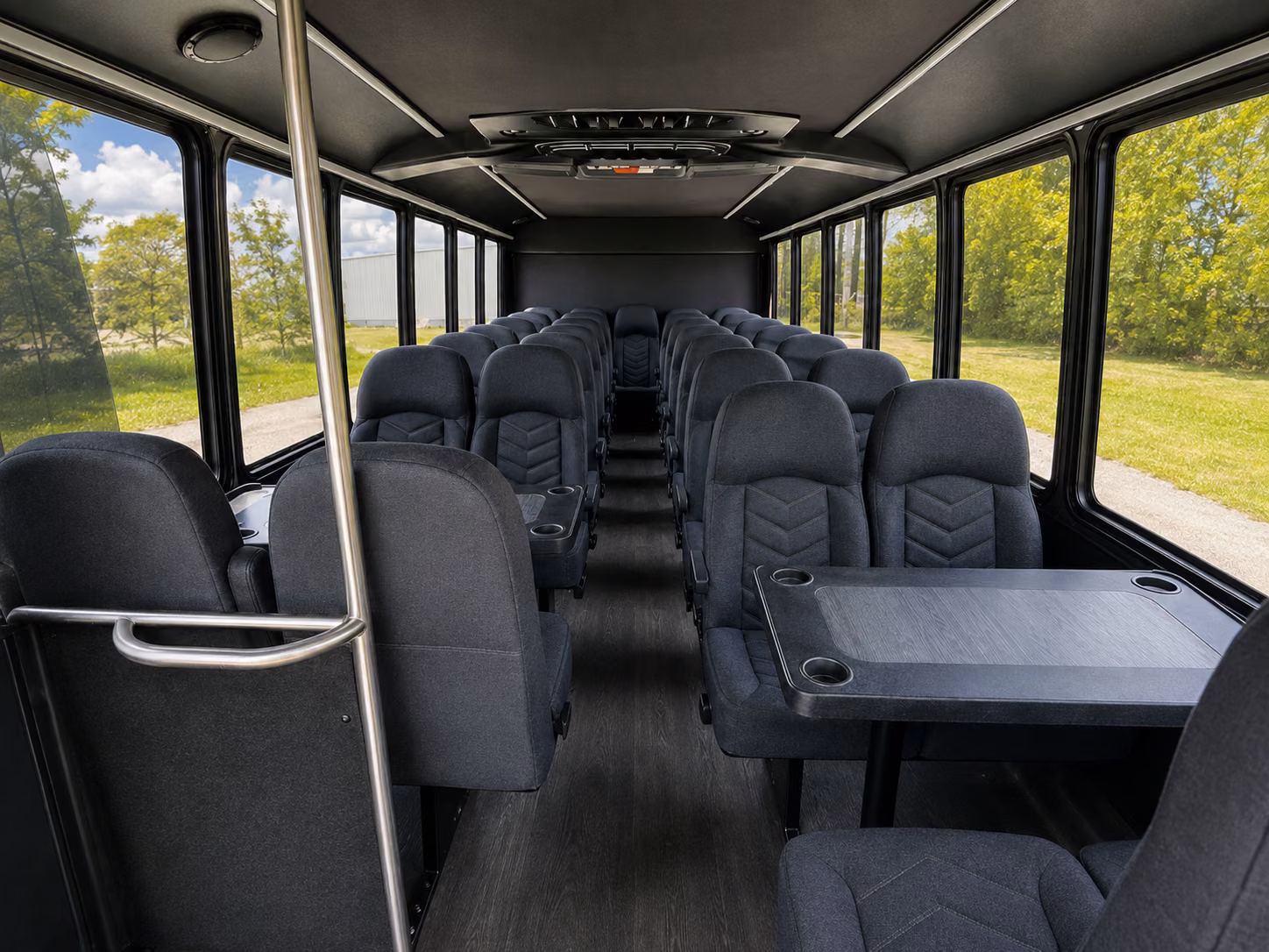 flagstaff 15 passenger minibus inside