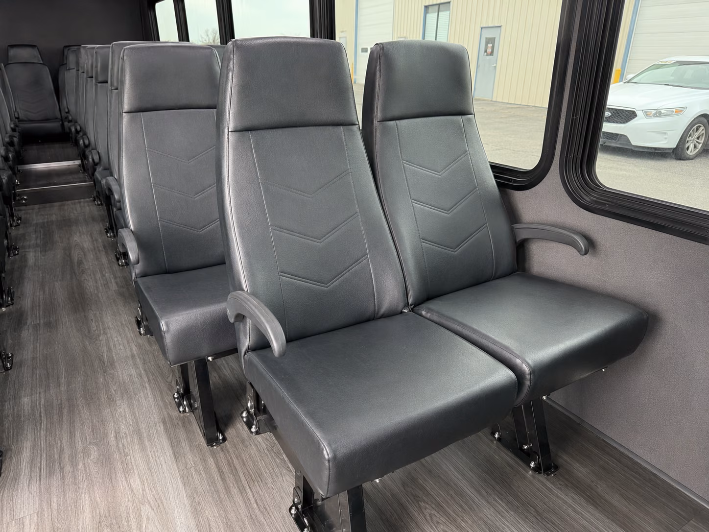 flagstaff 20 passenger minibus inside