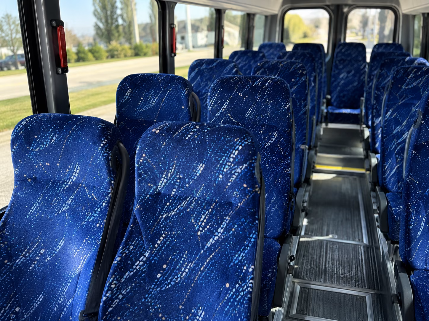 flagstaff 20 passenger minibus interior