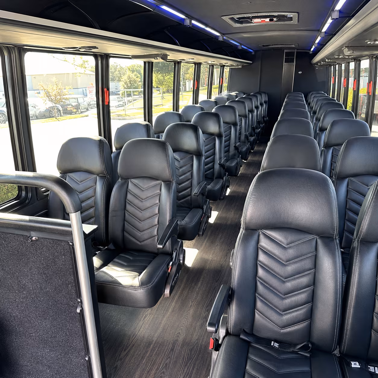 flagstaff 30 passenger minibus interior