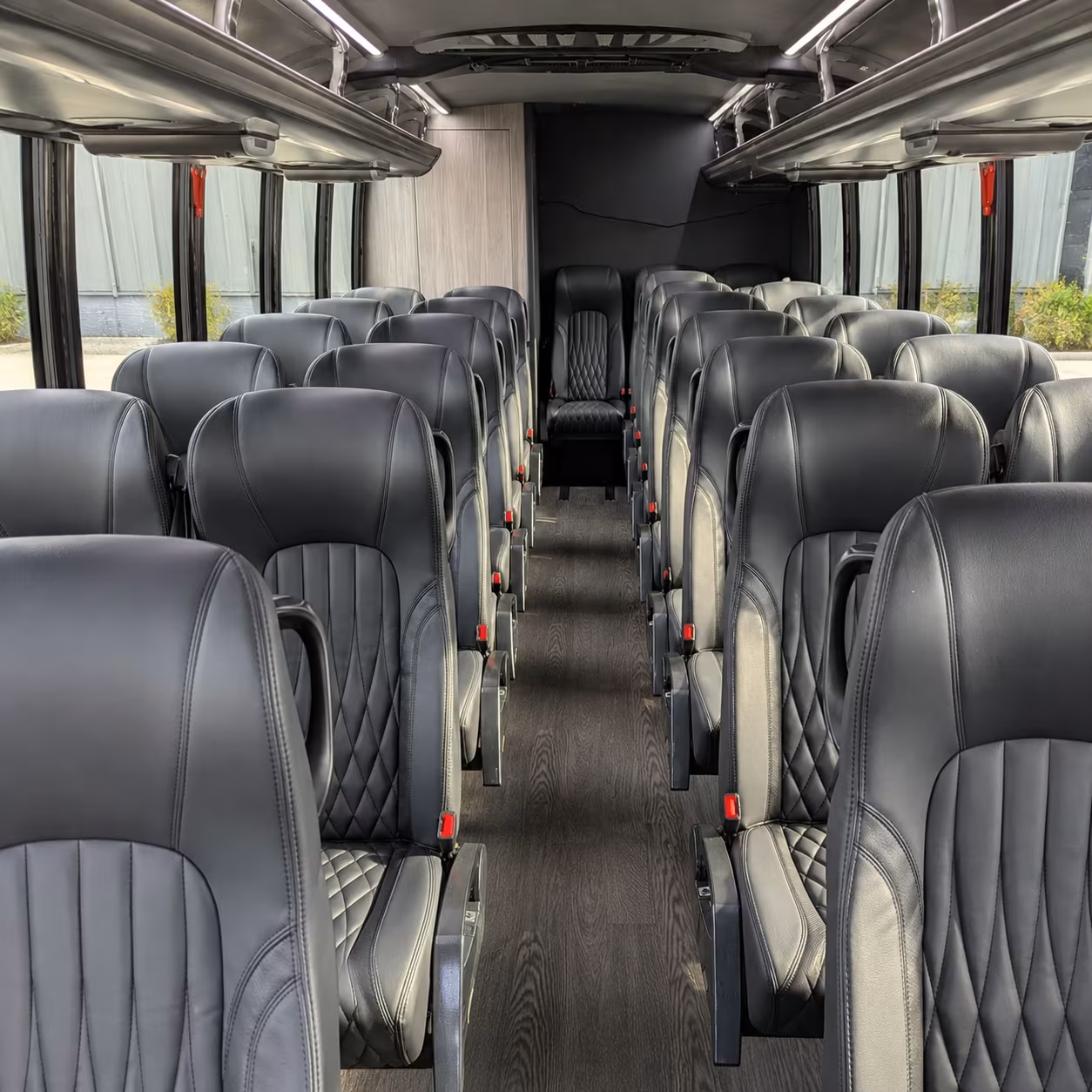 flagstaff 35 passenger minibus interior