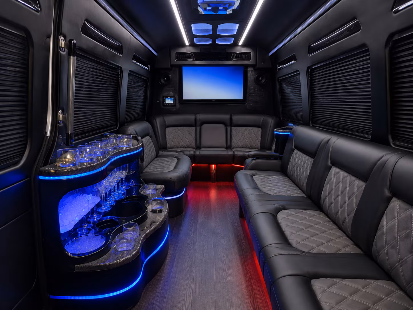 flagstaff sprinter limousine inside