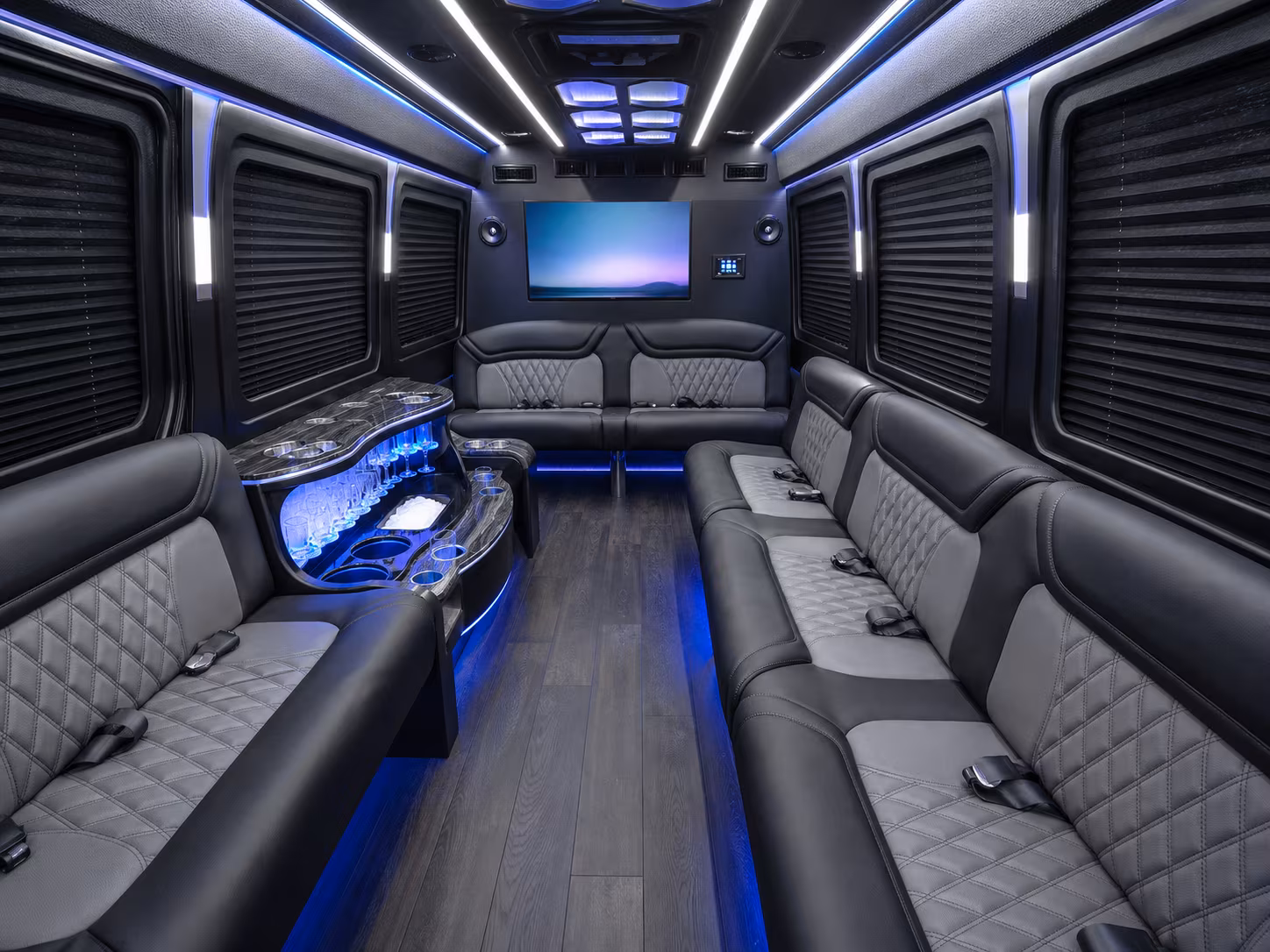 flagstaff sprinter limousine interior