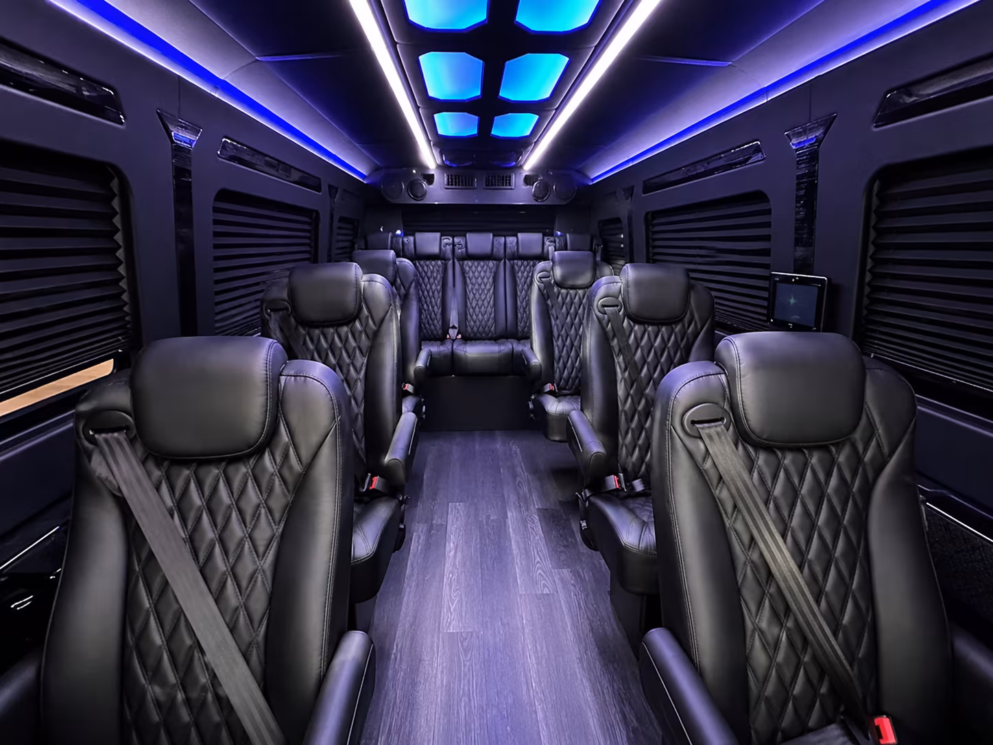 flagstaff sprinter van with driver interior